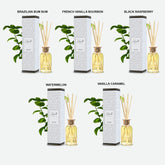 MAGNIFIQUE (AUSSIE MADE) COLLECTION OF 5 DIFFUSER - FREE WITH VOUCHER $1000+